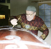 Letzte Pinselstriche von Herbert